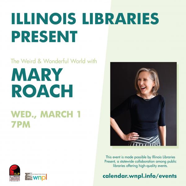 Image for event: ILP - The Weird &amp; Wonderful World with Mary Roach