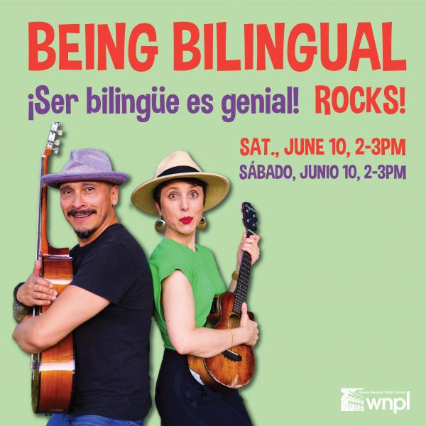 Image for event: Being Bilingual Rocks! / &iexcl;Ser biling&uuml;e es genial!