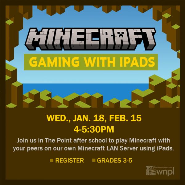 Image for event: Minecraft Gaming with the iPads